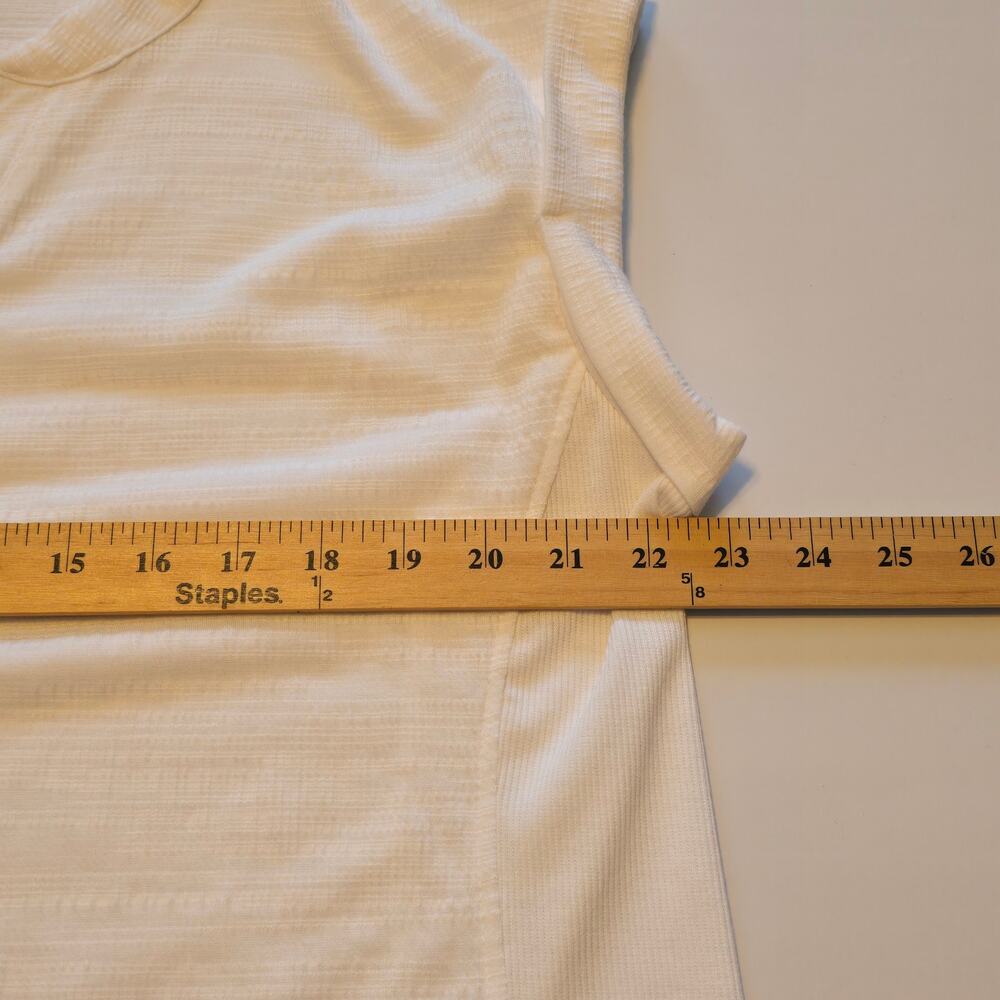 Jane and Delancey Popover Womens XL White Cap Rolled Sleeve Vanilla Girl NWT - Picture 8 of 9